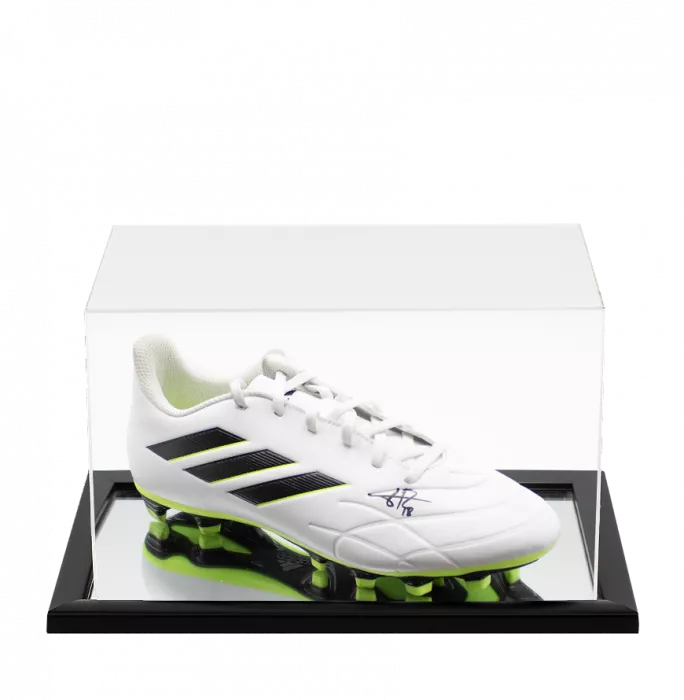 icons Jordi Alba Signed Adidas Copa Football Boot In Acrylic Case