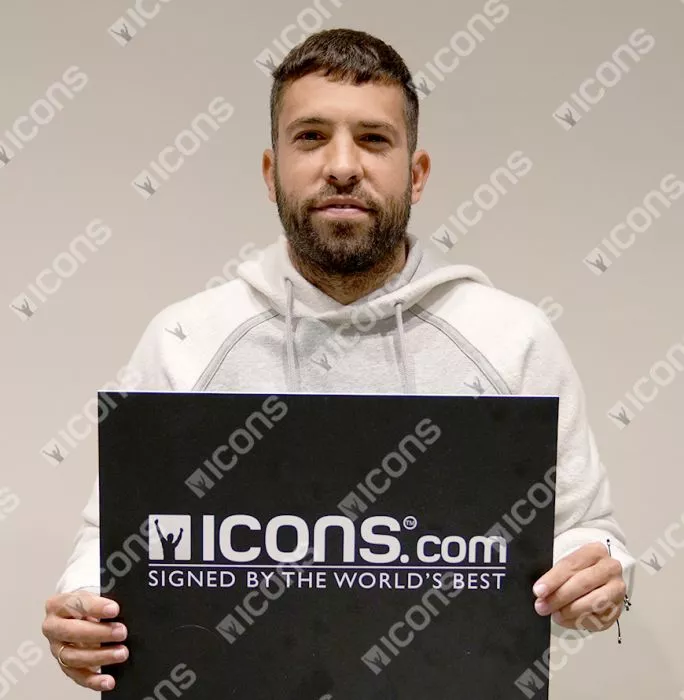 Icons Jordi Alba Signed Adidas Copa Football Boot In Bubble Frame: Option 1