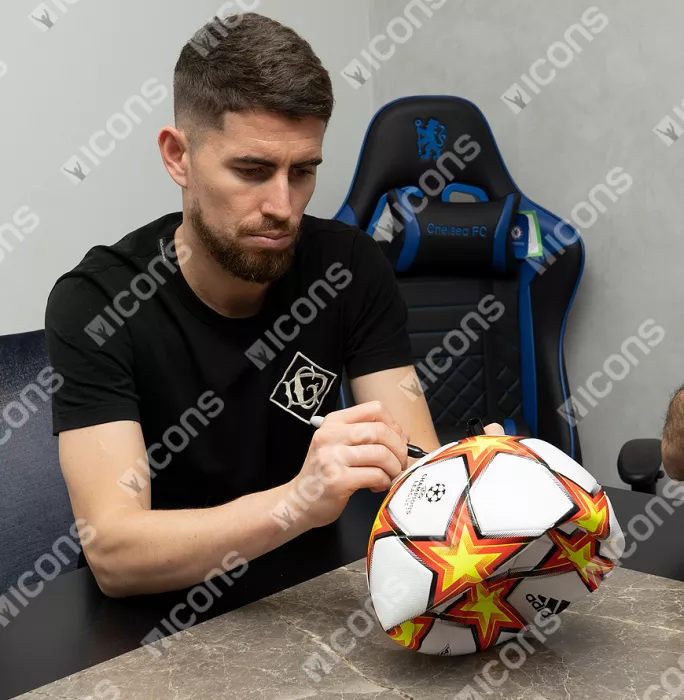 Icons Jorginho Signed UEFA Champions League Football