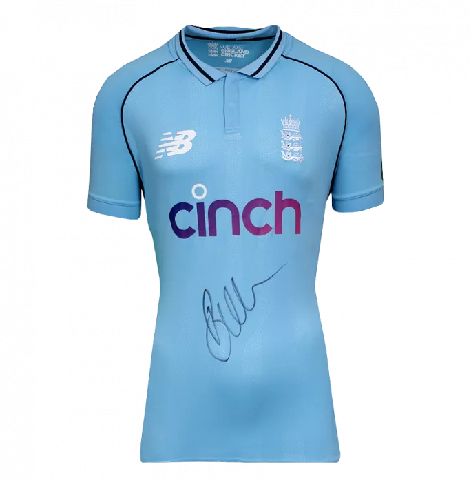 Icons Jos Buttler Front Signed England One Day Cricket Shirt In Deluxe Packaging