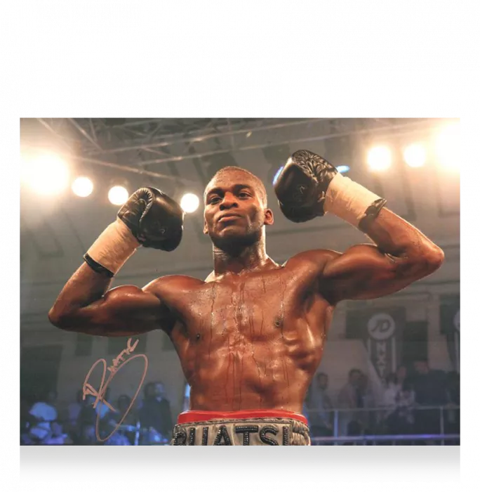 Icons Joshua Buatsi Signed Photo In Premium Photo Frame
