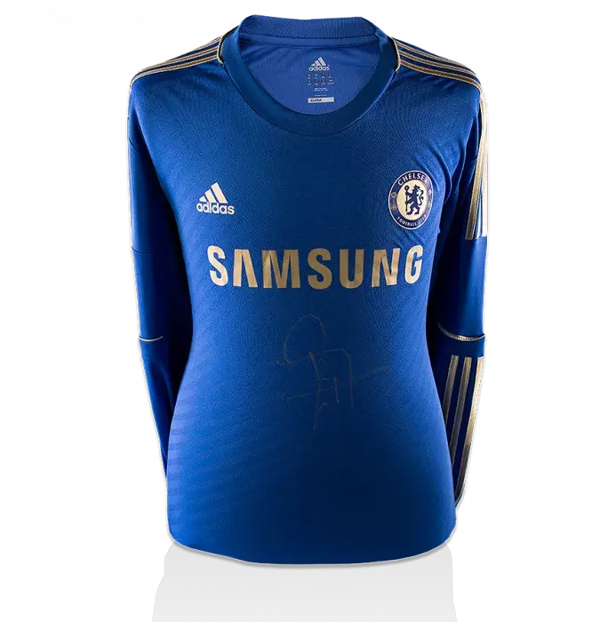 Icons Juan Mata Front Signed Chelsea 2012-13 Home Shirt