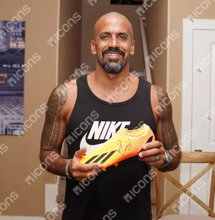 Icons Juan Sebastian Veron Signed Orange Adidas Boot