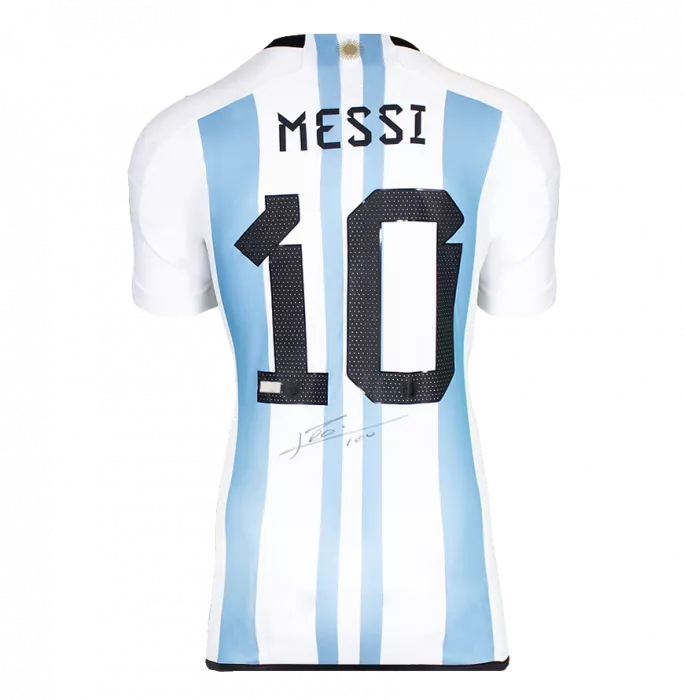 Icons Julian Alvarez & Lionel Messi Signed Argentina Shirts In Classic Dual Frame