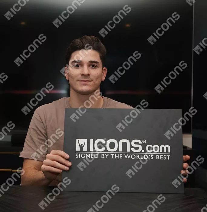 Icons Julian Alvarez Official 2022 FIFA World Cup™ Signed And Framed Argentina Photo: 2022 Winner
