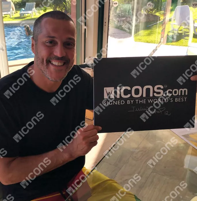 Icons Julio Cesar Signed Internazionale Photo: 2010 UEFA Champions League Final