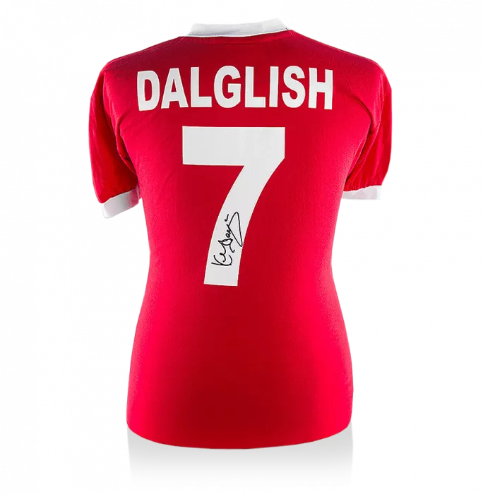 Icons Kenny Dalglish Back Signed Liverpool 1979-82 Home Shirt