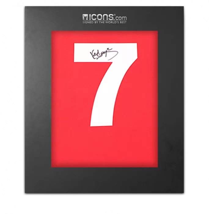 icons Kenny Dalglish Back Signed Liverpool FC 1978 Home Shirt In Deluxe Packaging