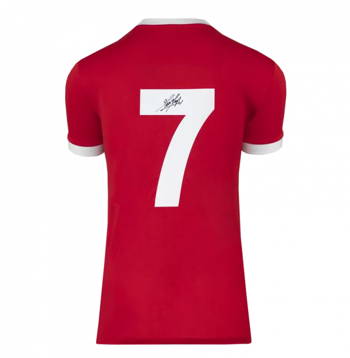 Icons Kenny Dalglish Official UEFA Champions League Back Signed And Framed Liverpool FC 1978 Home Shirt