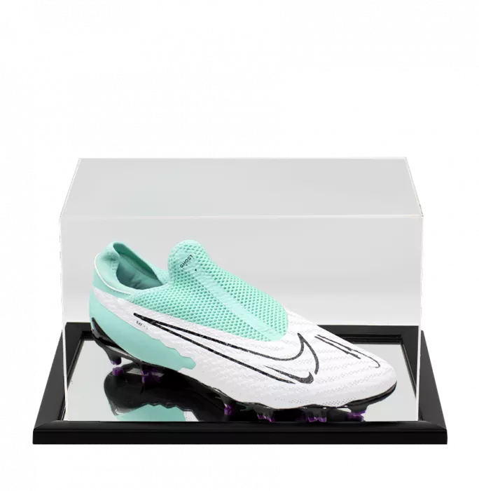 Icons Kevin De Bruyne Signed Nike Phantom Boot In Acrylic Case