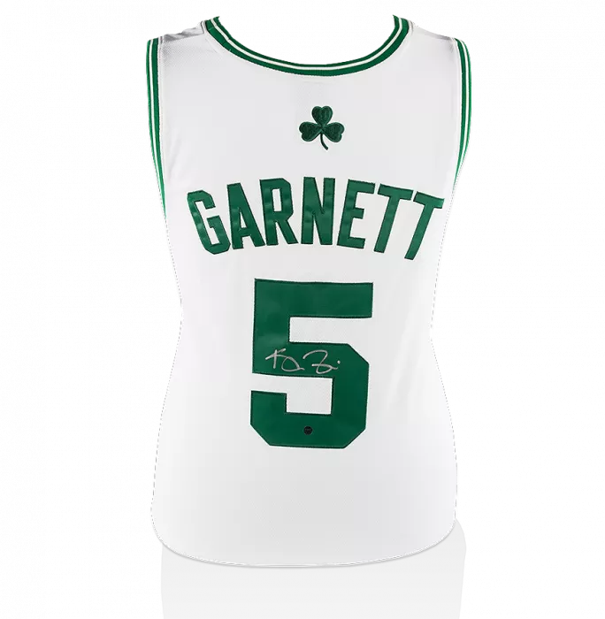Icons Kevin Garnett Back Signed Boston Celtics Jersey