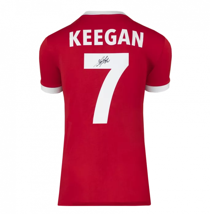 Icons Kevin Keegan Back Signed Liverpool 1978 Retro Shirt In Classic Frame