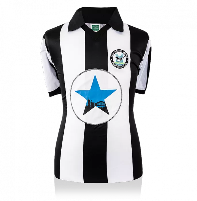 Icons Kevin Keegan Back Signed Retro Newcastle United Home Shirt