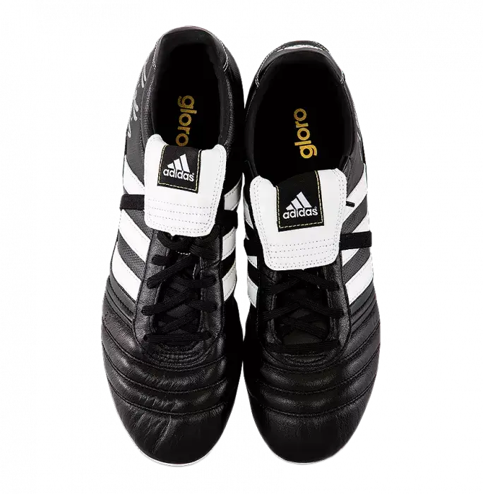 Icons Kevin Keegan Signed Black And White Adidas Gloro Boot