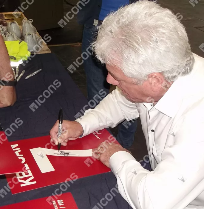 Icons Kevin Keegan Signed Liverpool Shirt Print In 1977 European Cup Medal Frame