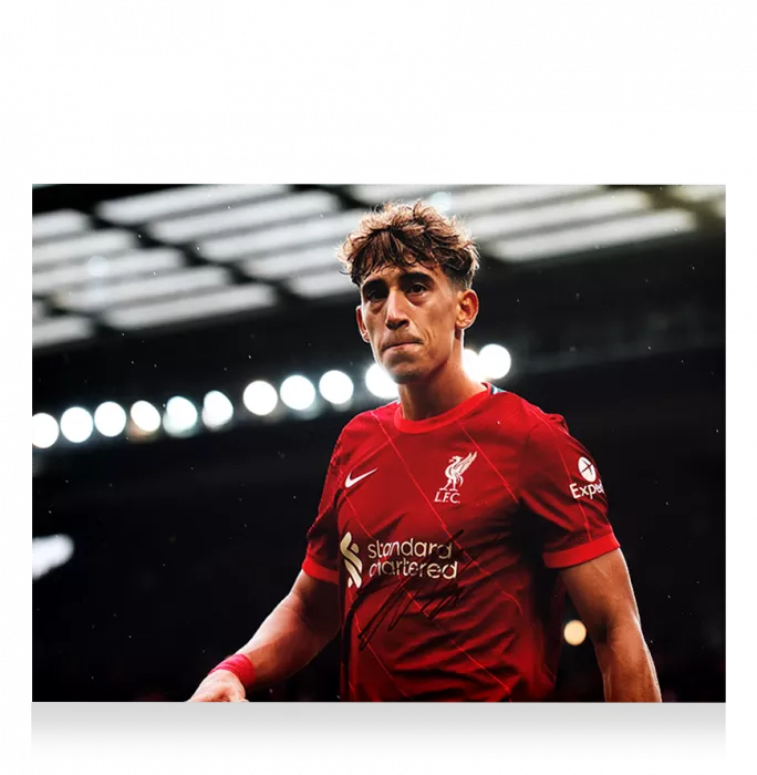 Icons Konstantinos Tsimikas Signed Liverpool FC Photo In Premium Photo Frame: Greek Scouser