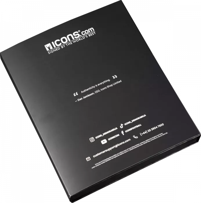 Icons Kylian Mbappe Back Signed France 2022 Away Shirt In Deluxe Packaging