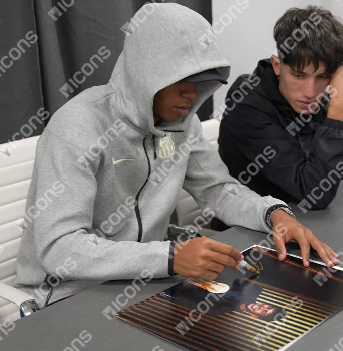 Icons Lamine Yamal Official Ballon D'Or™ Signed And Framed Photo: 2024 Kopa Trophy Winner