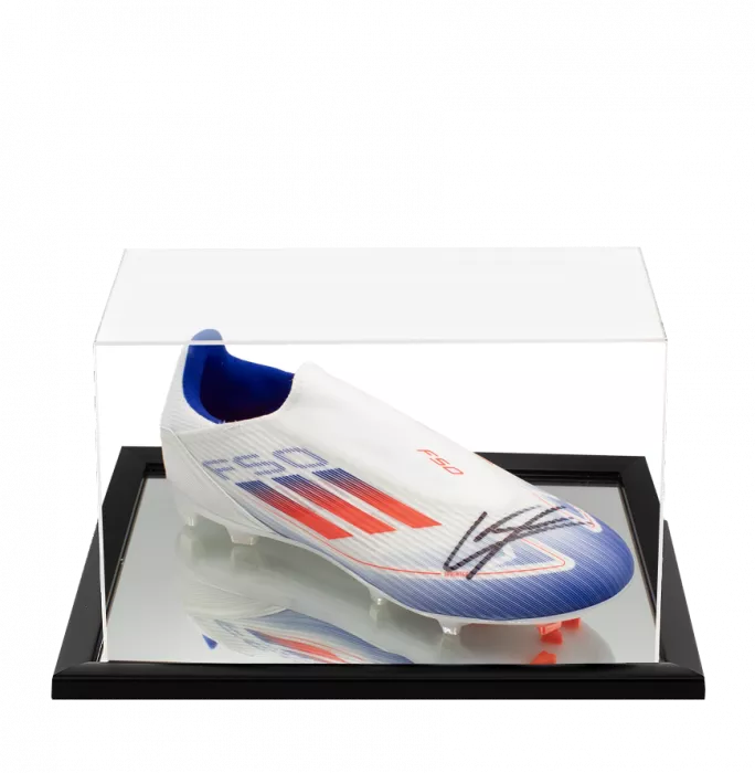 icons Lamine Yamal Signed F50 League Laceless Firm Ground Football Boot In Acrylic Case