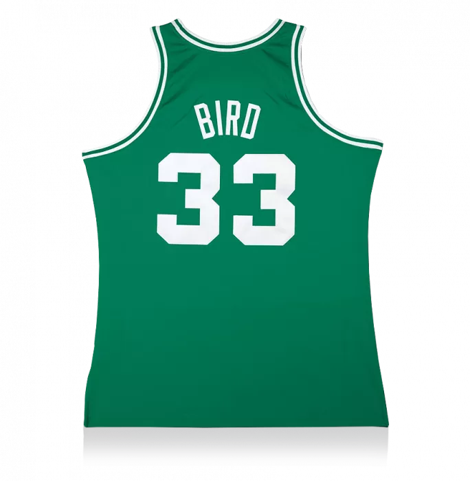 Icons Larry Bird Front Signed Boston Celtics Home Jersey