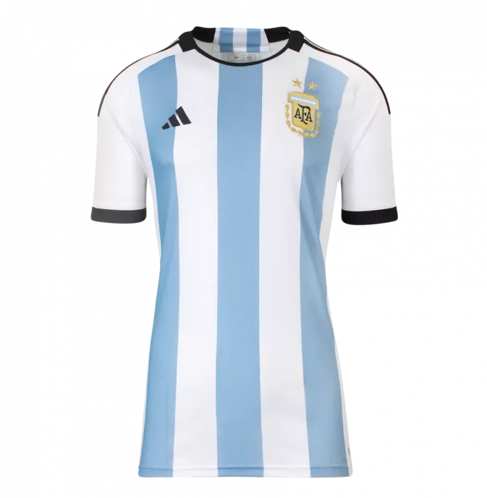 Icons Lautaro Martinez Back Signed Argentina 2022 Home Shirt In Classic Frame