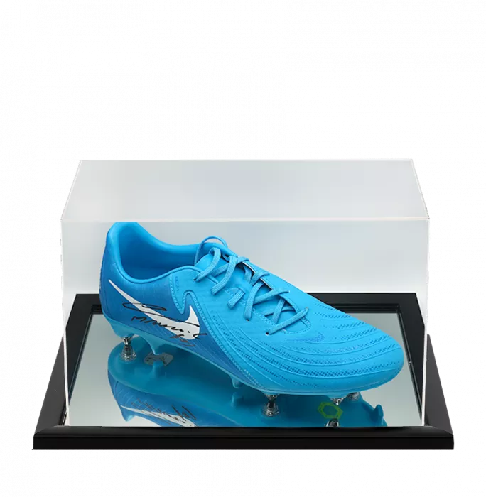 icons Lautaro Martinez Signed Nike Phantom Boot In Acrylic Case