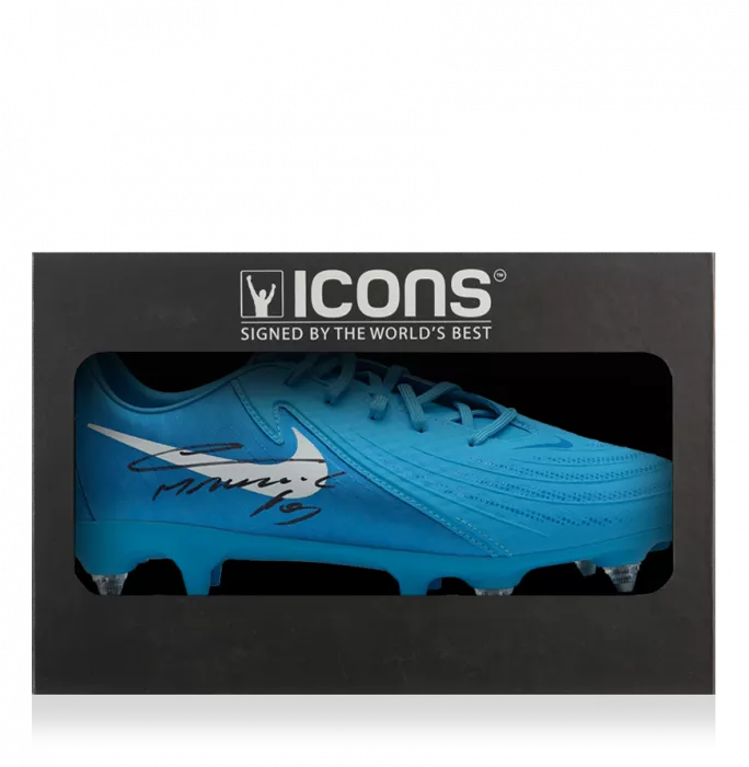 icons Lautaro Martinez Signed Nike Phantom Boot In Deluxe Packaging