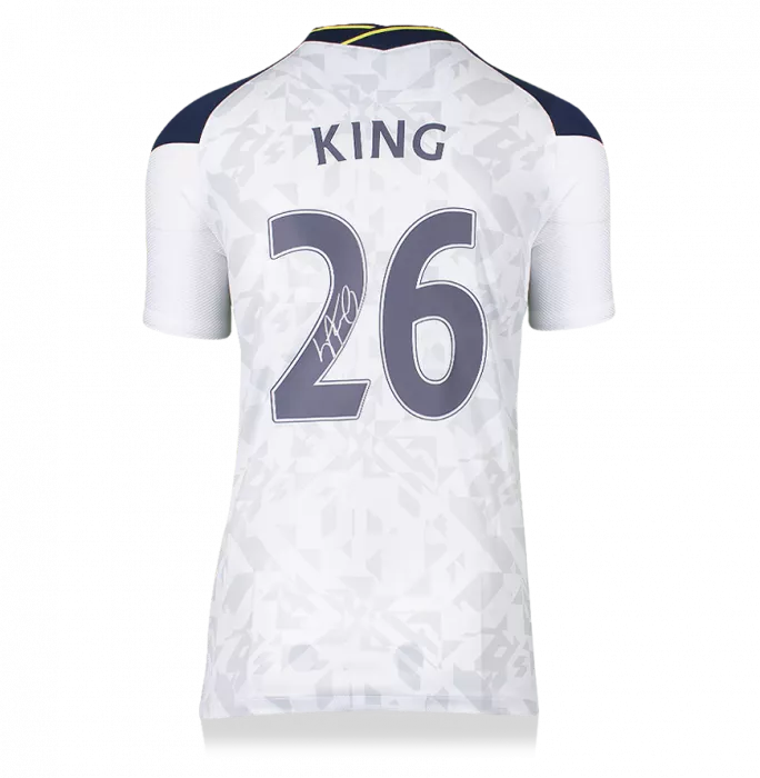 Icons Ledley King Signed Tottenham Hotspur 2020-21 Home Shirt In Hero Frame: Option 1