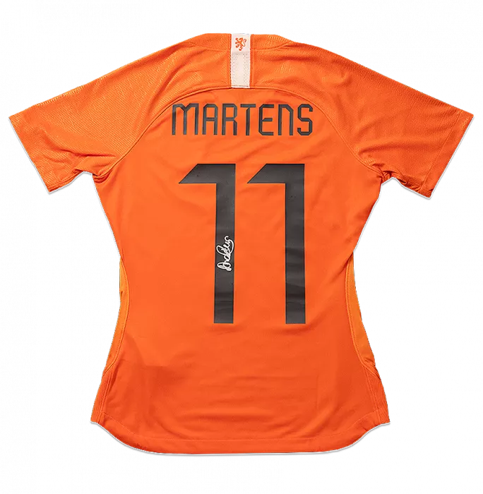 Icons Lieke Martens Back Signed Netherlands 2019 Home Shirt With Fan Style Numbers