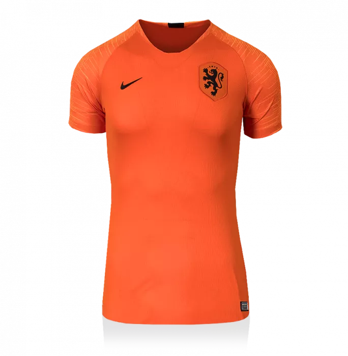 Icons Lieke Martens Back Signed Netherlands Home Shirt With Fan Style Numbers