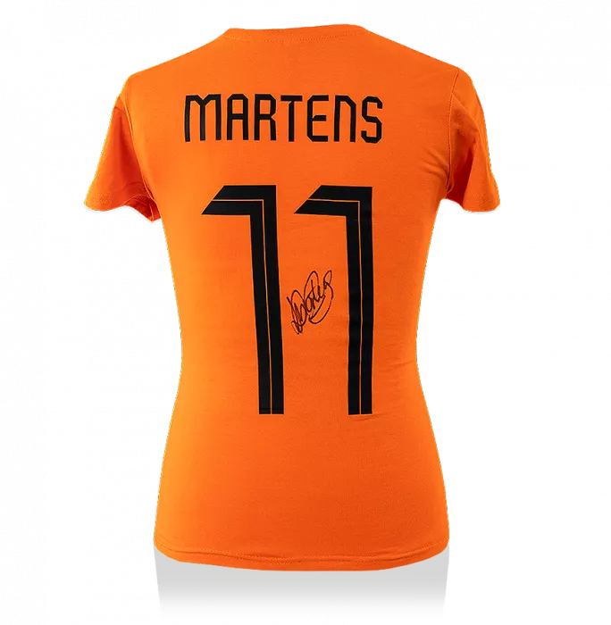 icons Lieke Martens Back Signed Netherlands T-Shirt With Fan Style Numbers