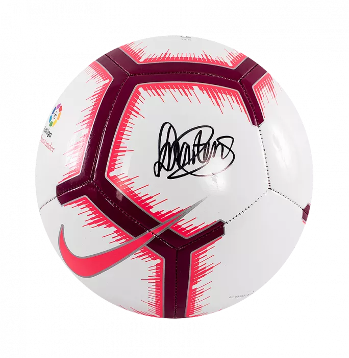 Icons Lieke Martens Official FC Barcelona Signed Nike Pitch Football In Acrylic Case