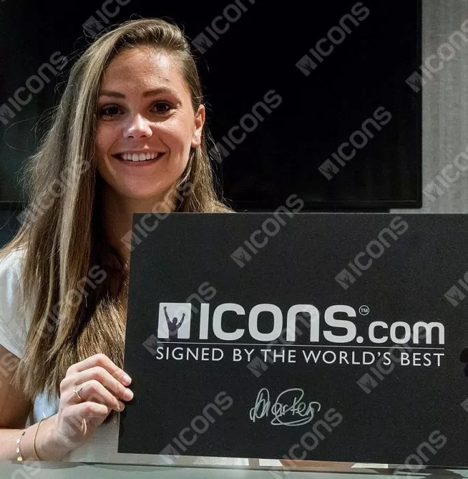 Icons Lieke Martens Signed Netherlands Photos In Dual Photo Frame