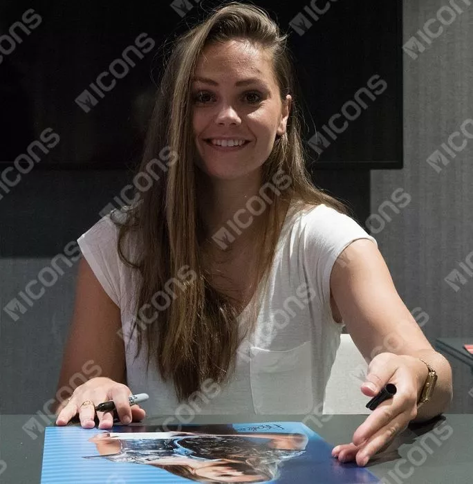 Icons Lieke Martens Signed Photo In Black Wooden Frame: UEFA Women's Player Of The Year 2016-17