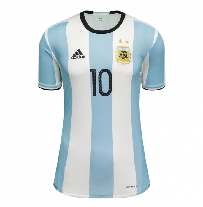 Icons Lionel Messi Back Signed Argentina 2016-17 Home Shirt In Hero Frame: Option 1