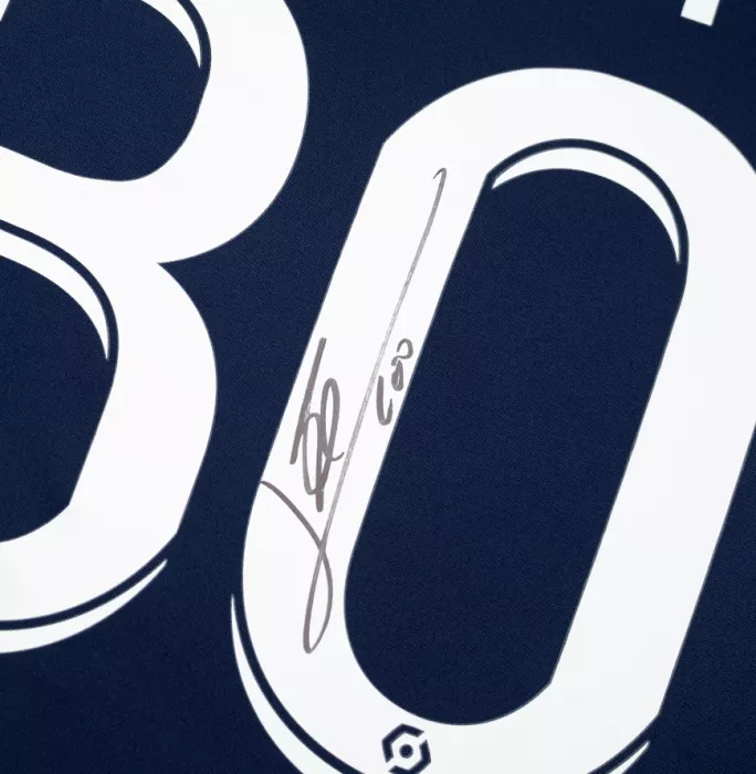 Icons Lionel Messi Back Signed Paris Saint-Germain 2021-22 Home Shirt In Classic Frame