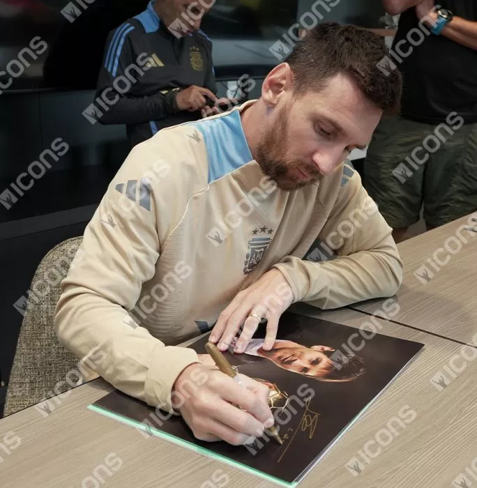 Icons Lionel Messi Official Ballon D'Or™ Signed And Framed Photo: 2010 Ballon D'Or Winner