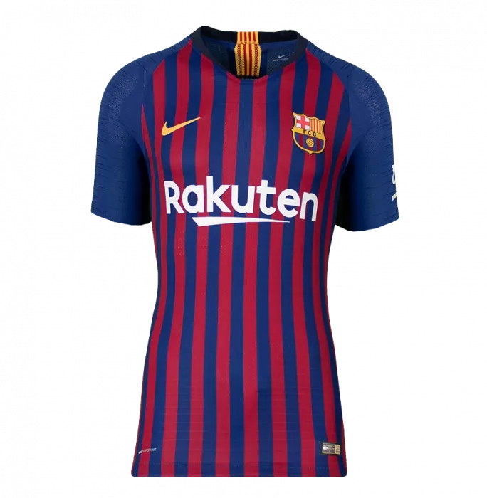 Icons Lionel Messi Official FC Barcelona Back Signed And Framed 2018-19 Home Shirt With Fan Style Numbers