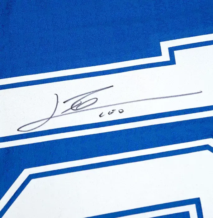 Icons Lionel Messi Official FIFA World Cup™ Signed And Hero Framed Argentina 1994 Reissue Away Shirt