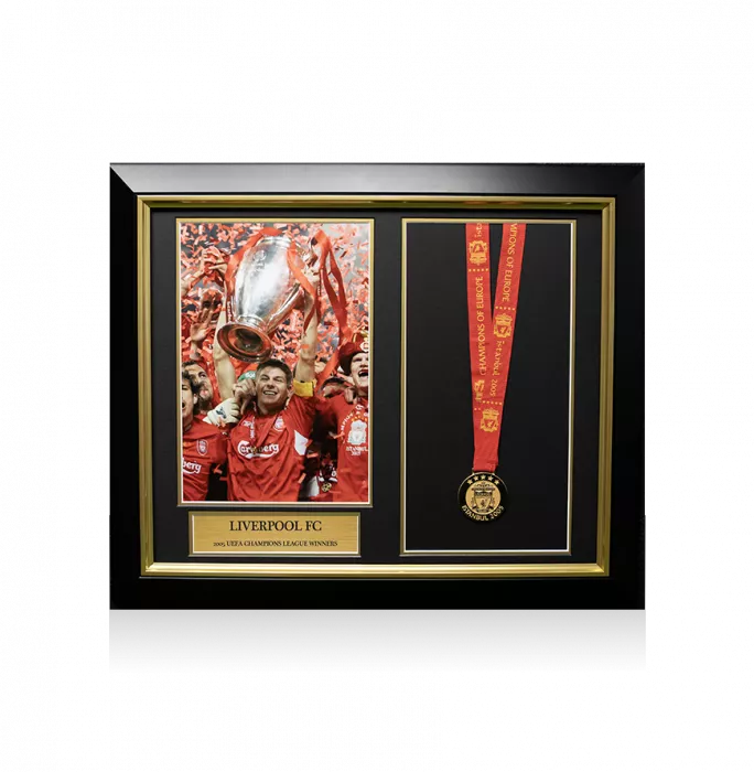 icons Liverpool FC Framed Medal: Istanbul 2005 Winners