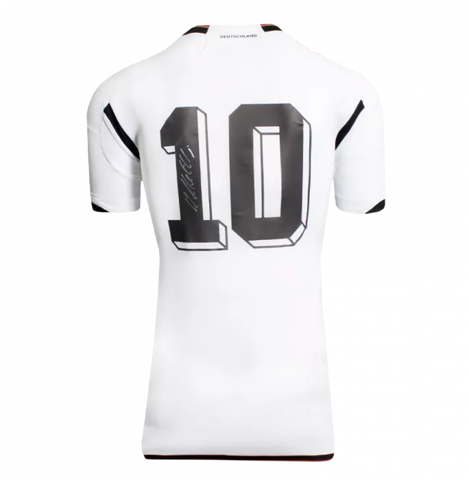Icons Lothar Matthaus Official FIFA World Cup™ Back Signed And Framed Modern Germany Home Shirt