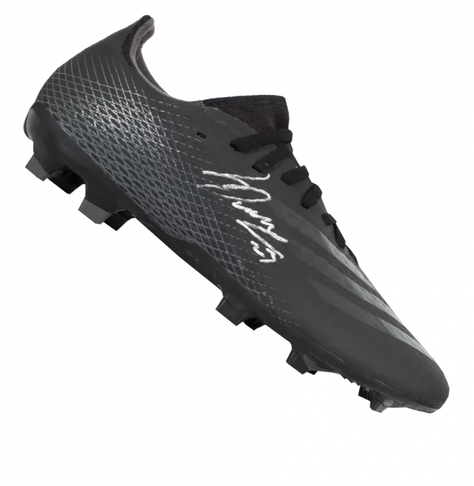 Icons Luis Diaz Signed Black Adidas Boot In Acrylic Case