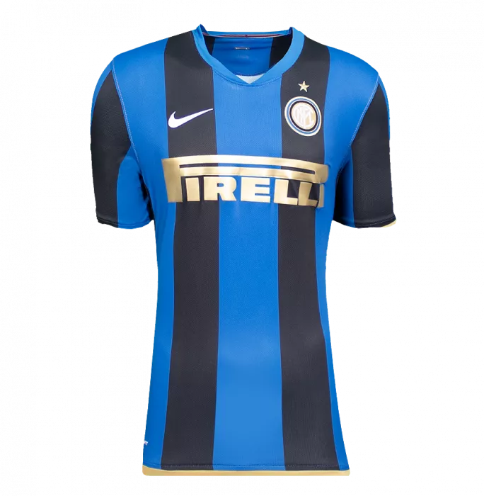 Icons Luis Figo Back Signed Internazionale 2008-09 Home Shirt In Deluxe Packaging