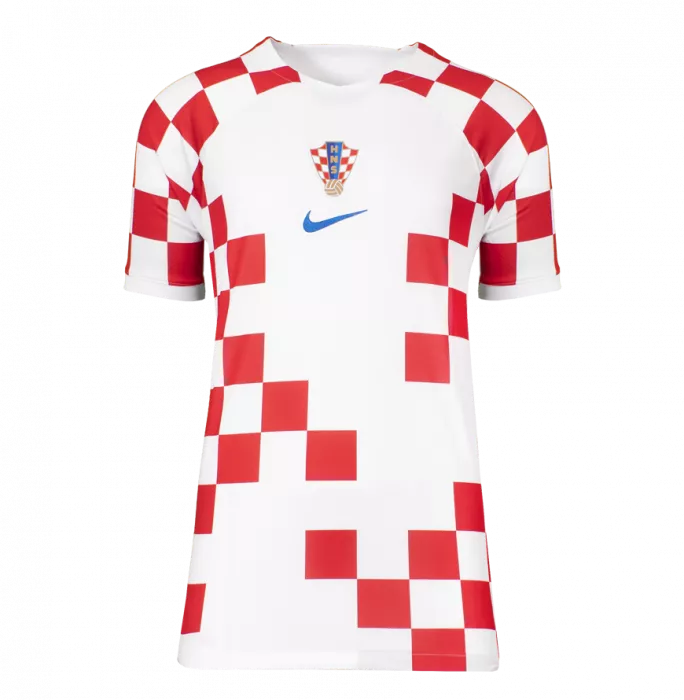 Icons Luka Modric Back Signed Croatia 2022-23 Home Shirt In Classic Frame