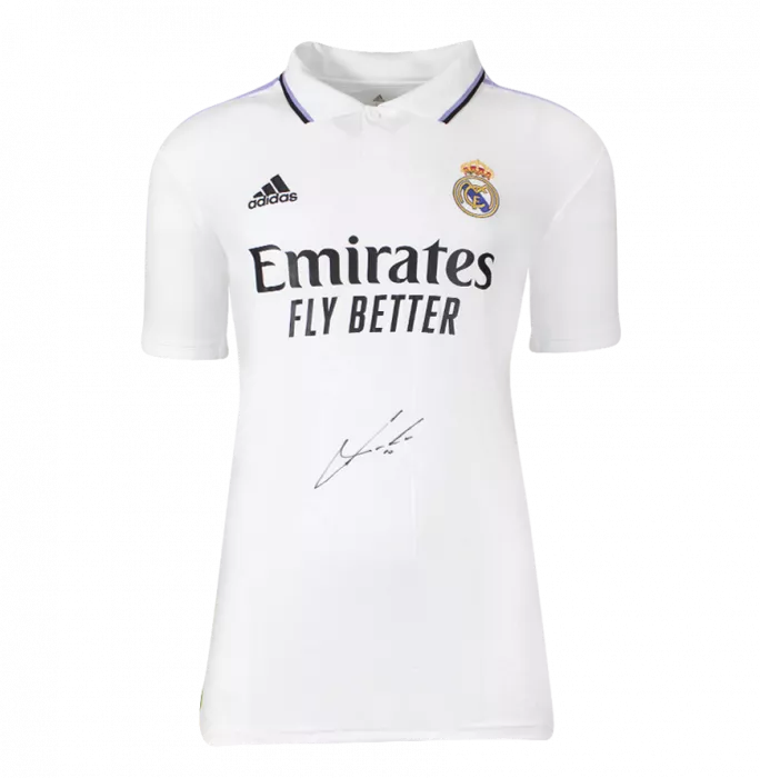 Icons Luka Modric Front Signed Real Madrid 2022-23 Home Shirt In Hero Frame: Option 1