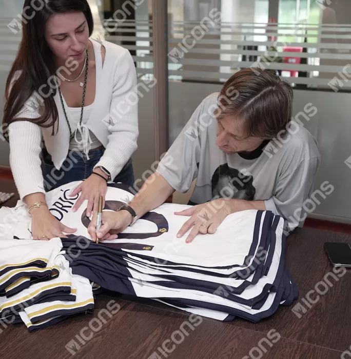 Icons Luka Modric Official Ballon D'Or™ Back Signed And Hero Framed Real Madrid 2023-24 Home Shirt