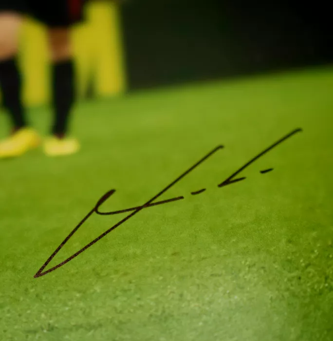 Icons Luka Modric Official Ballon D'Or™ Signed And Framed Croatia Photo: Goal Vs Argentina