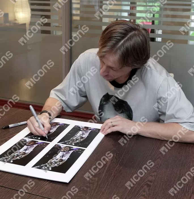 Icons Luka Modric Official UEFA Champions League Signed 3D Mini Replica Trophy On Stand: 2016 Winner