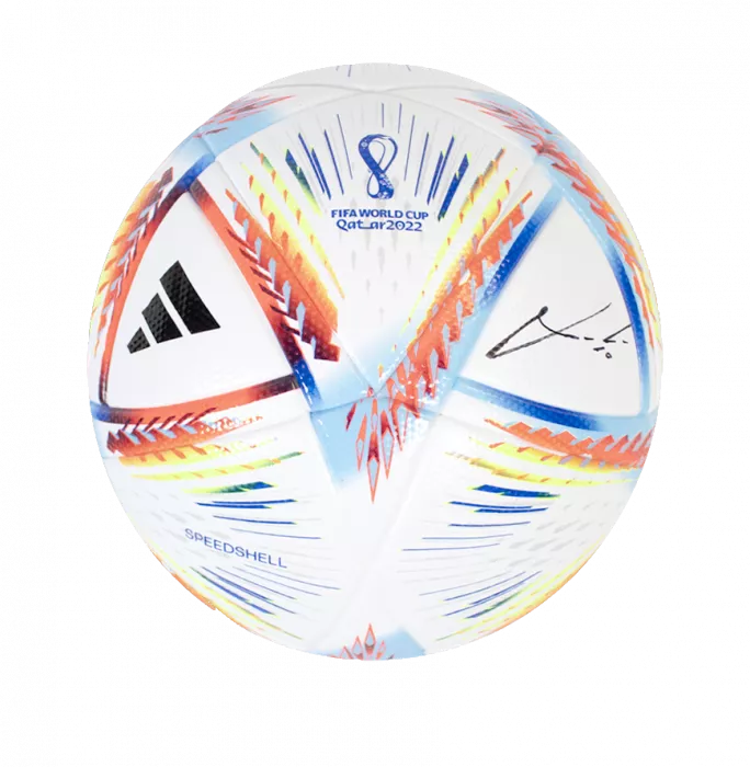 Icons Luka Modric Signed 2022 FIFA World Cup Football