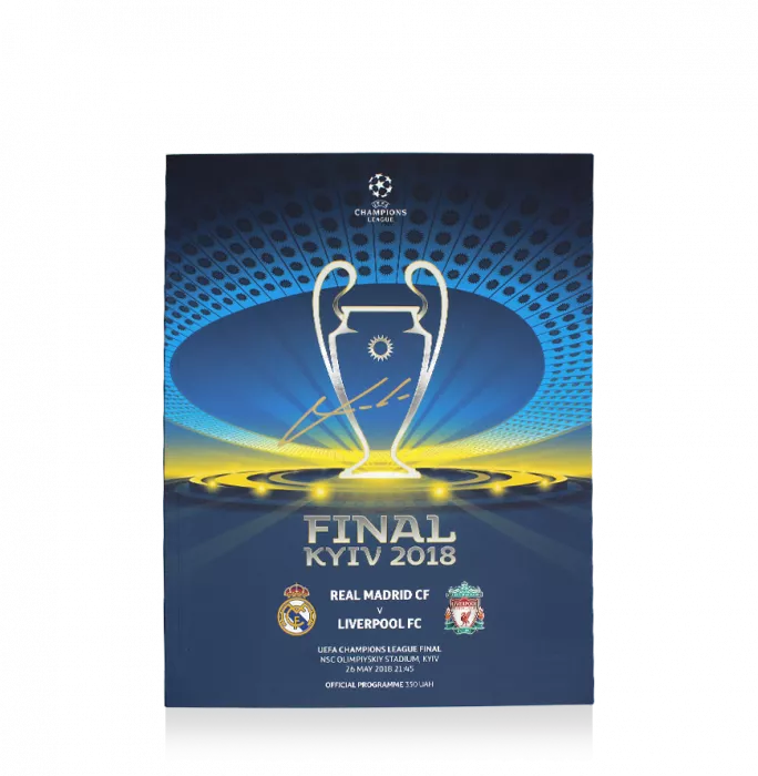 Icons Luka Modric Signed And Framed Programme: 2018 UEFA Champions League Final